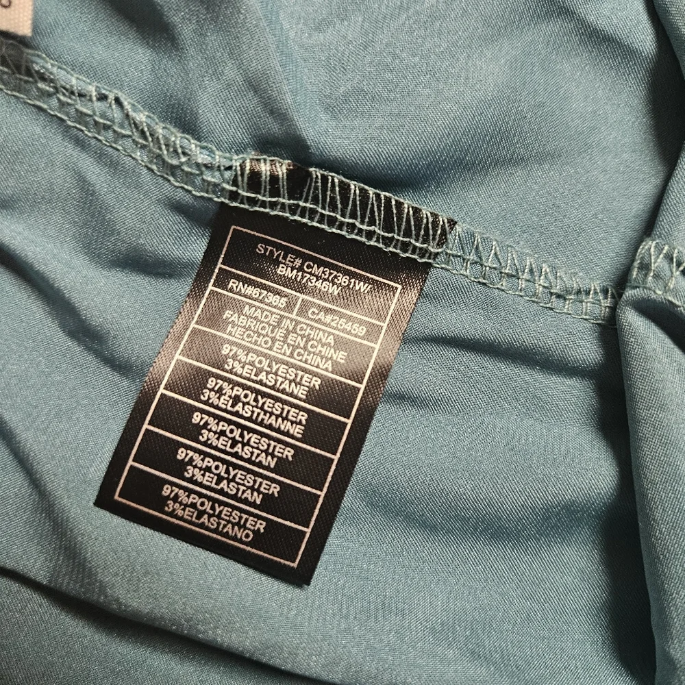 BB Dakota Teal Green 2 Piece Satin Lounge‎ Set NWT Size XL